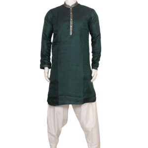 DARK BLUE SILK BASE ASTAR KURTA