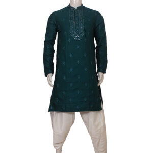 DEEP TEAL BLUE ASTAR KURTA