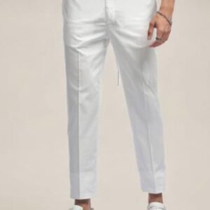 FULLY WHITE COTTON PENT