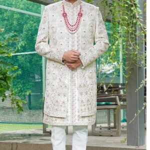 OFF-WHITE SHERWANI
